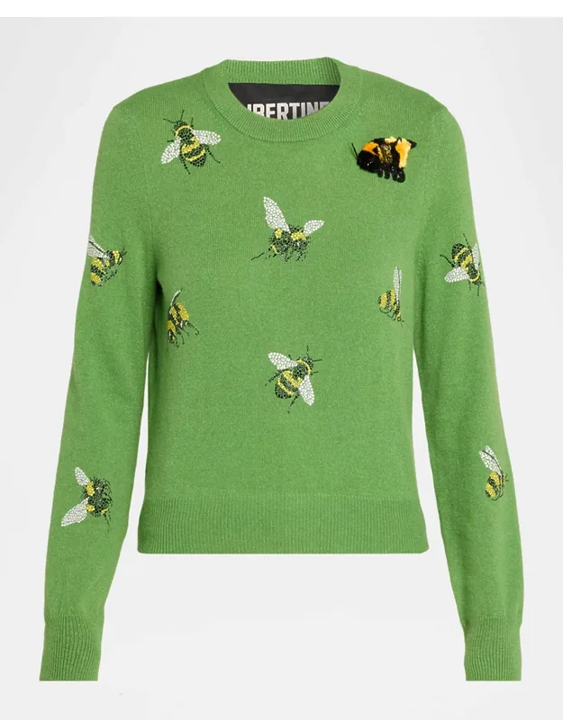 Buzz Off Shrunken Pullover Sweater