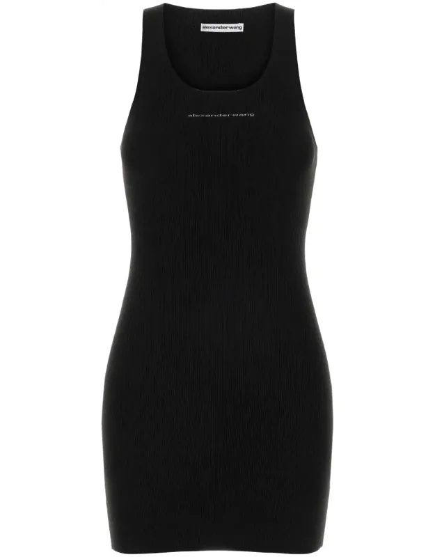 Stretch Nylon Mini Dress