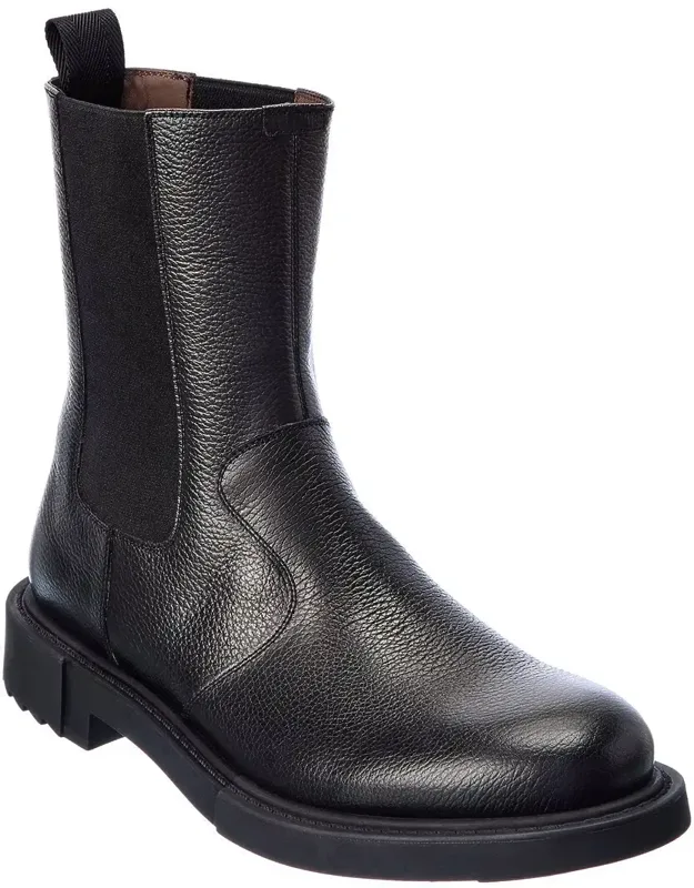 Ferragamo Loreno Boot With Pull-on Tab And Elasticized Slip-on Style