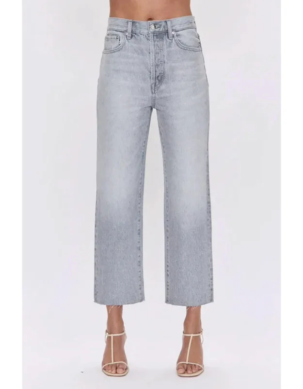 Cassie Crop Super High Rise Straight Pants