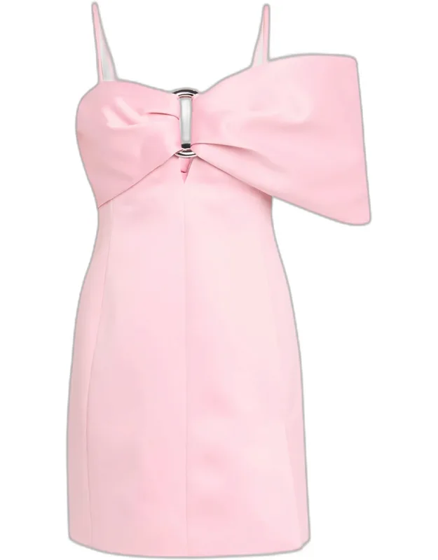 Satin Pop Bow Dress