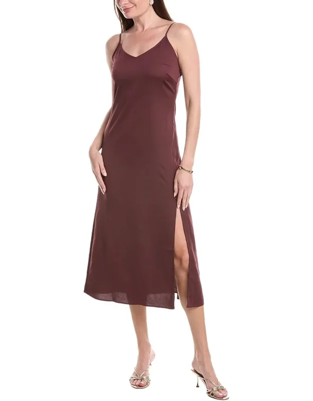 Crepe De Chine Slip Maxi Dress