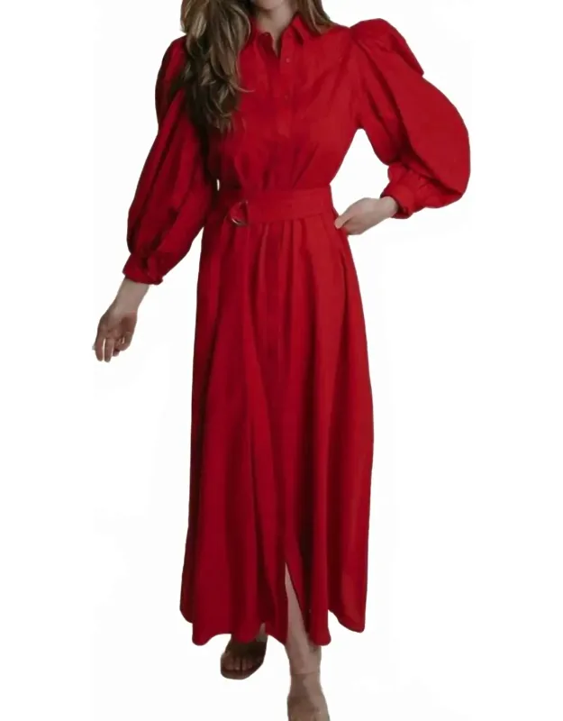 Puff Sleeve Dress