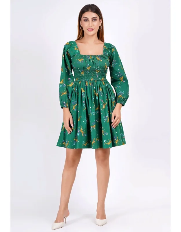 Square Neck Mini Dress