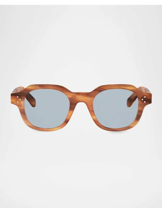 3 Dots Acetate Round Sunglasses