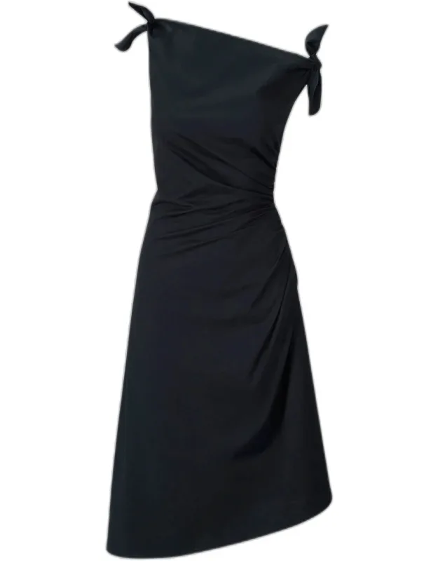 Asymmetric Midi Dress