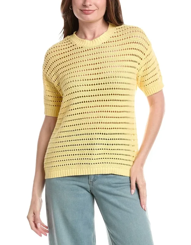Open Stitch Boxy T-shirt