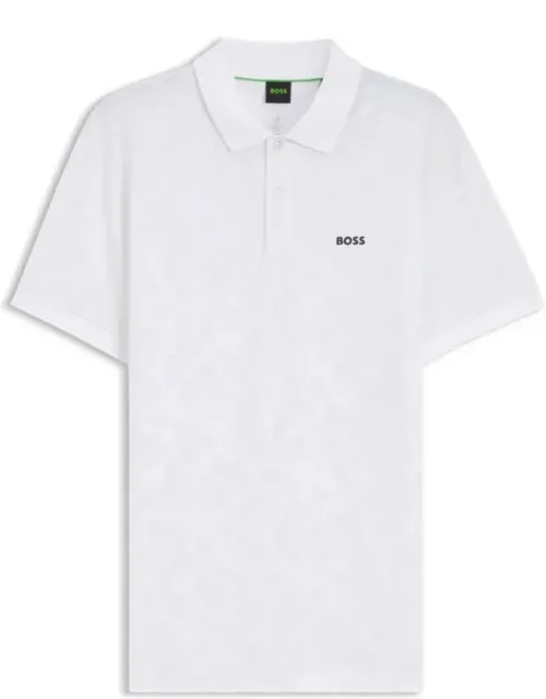Polo Shirt With All-over Print