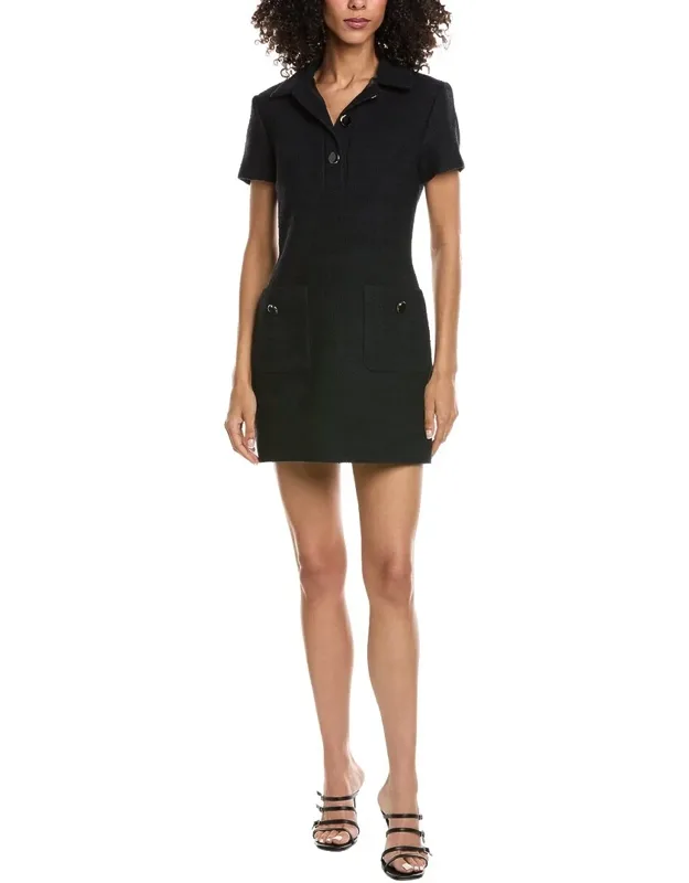 Wool-blend Mini Dress