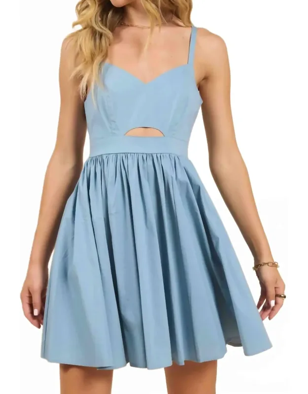 Front Cutout Mini Dress