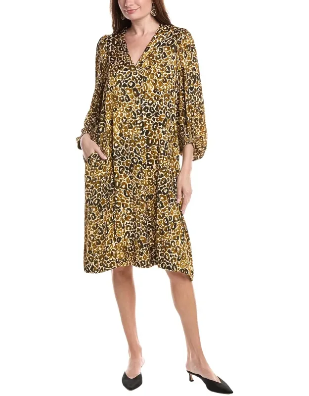 Printed Midi Dress