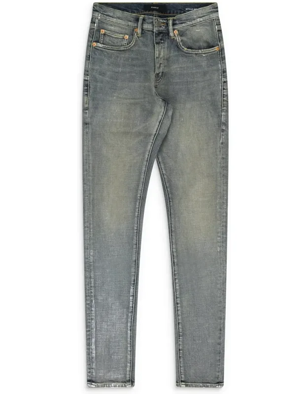 Metallic Silver Jeans