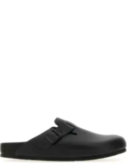 Leather Boston Slippers