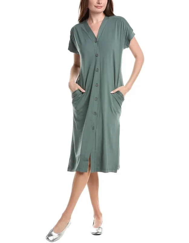 Solid Midi Dress