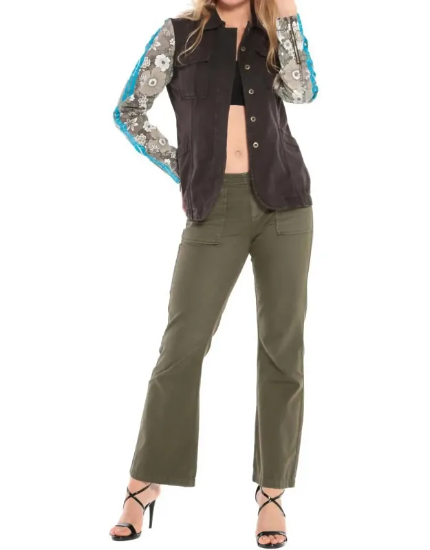 Apered Military Blazer