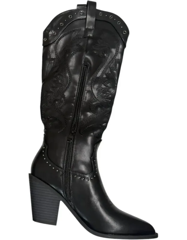 Studded Cowgirl Boots