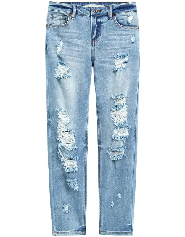 Destructed Weekender Pants