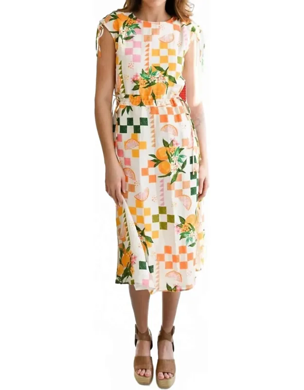 Cinch Waist Short Dress
