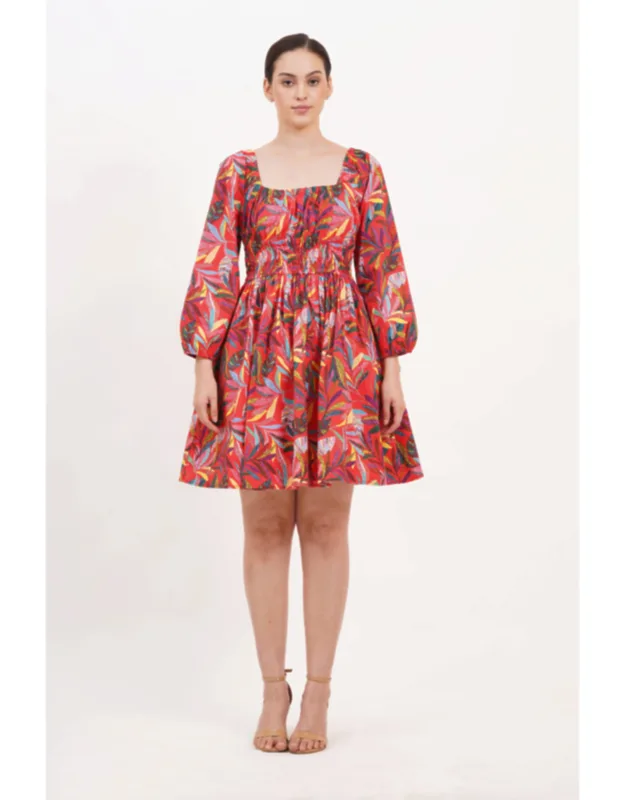 Square Neck Mini Dress