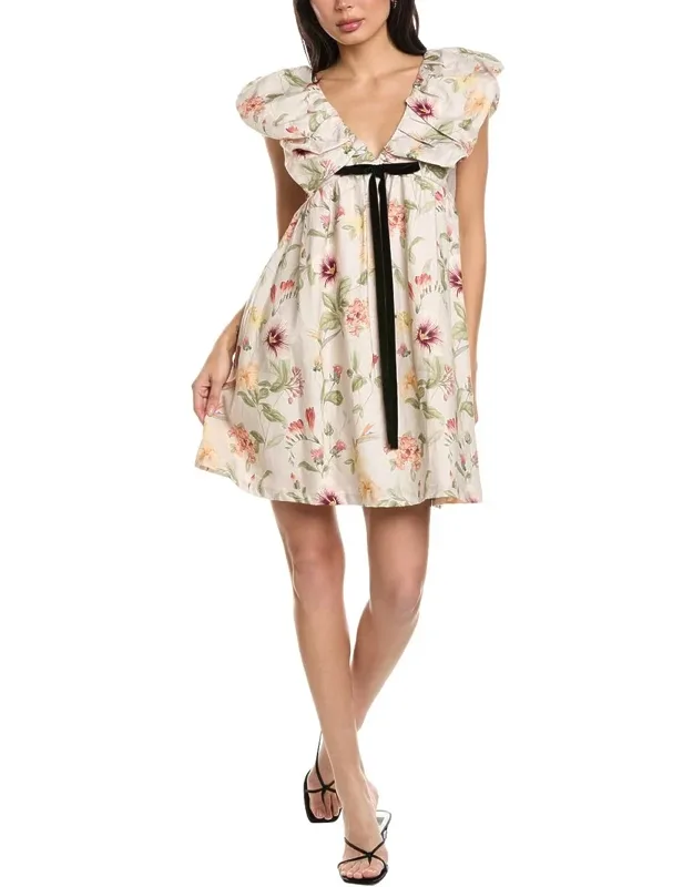 Linen Mini Dress