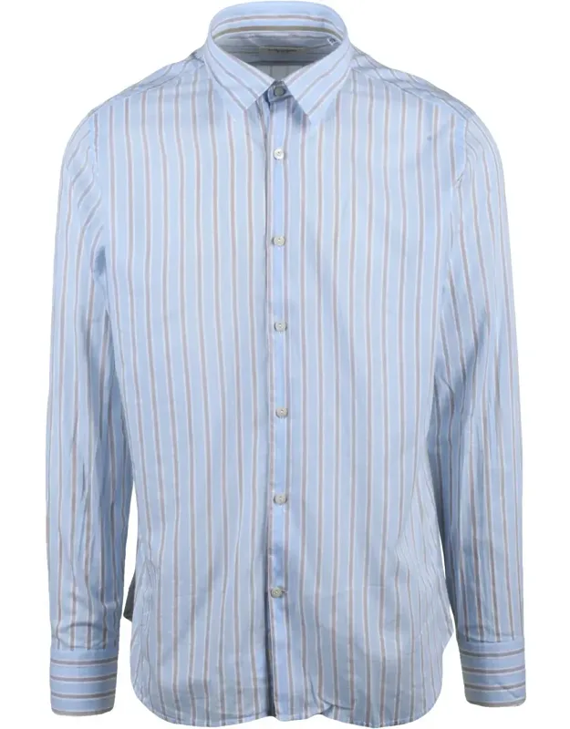 Two-tone Cotton Shirt