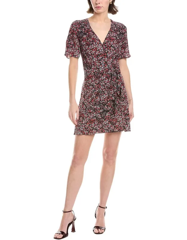 Flowers Dot Mini Dress