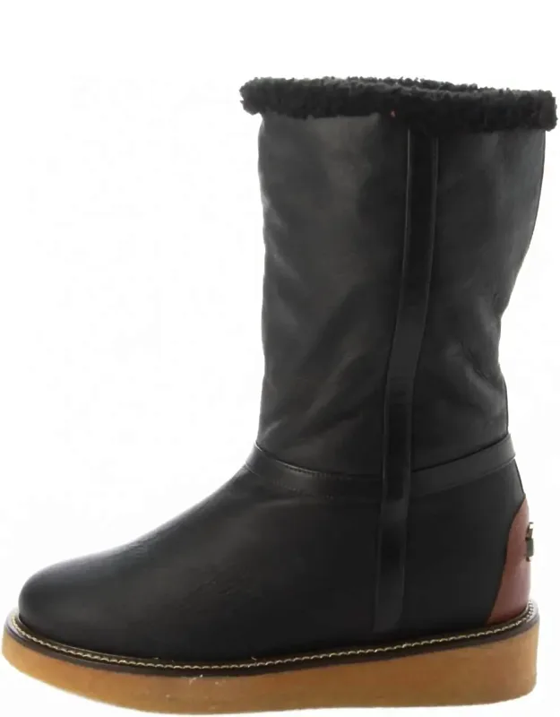 Shearling Trim Boots
