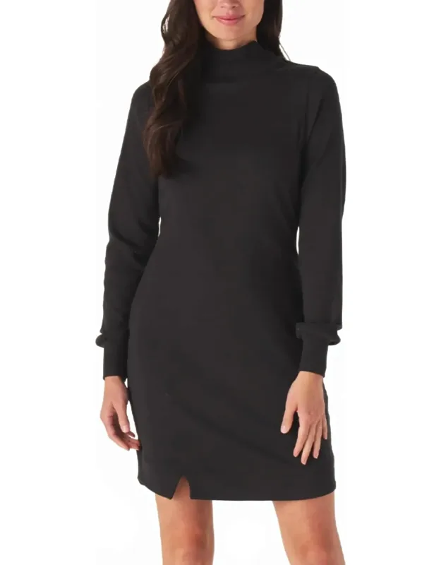 Mock Neck Dress