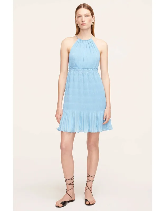 Pleated Voile Dress