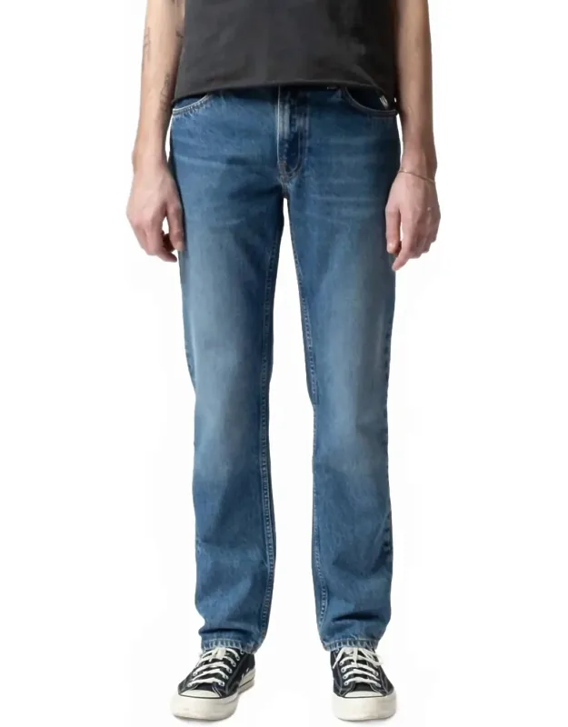 Gritty Jackson Jeans - Rigid Denim, Mid-rise Waist