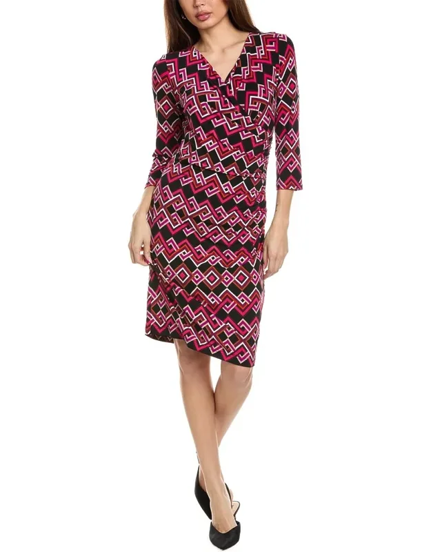 Surplice Mini Dress