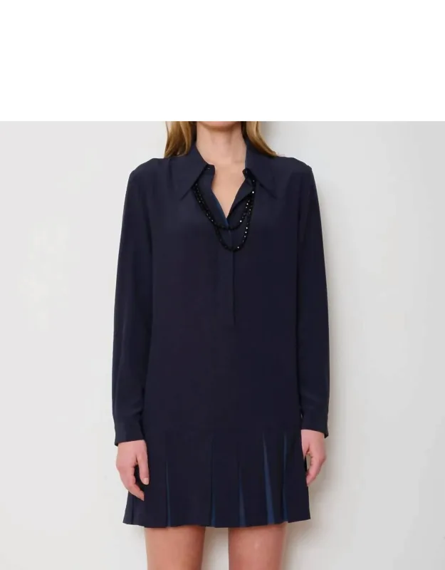 Flapper Mini Shirt Dress