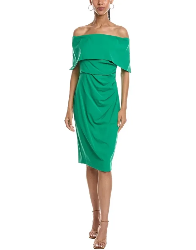 Off The Shoulder Solid Mini Dress
