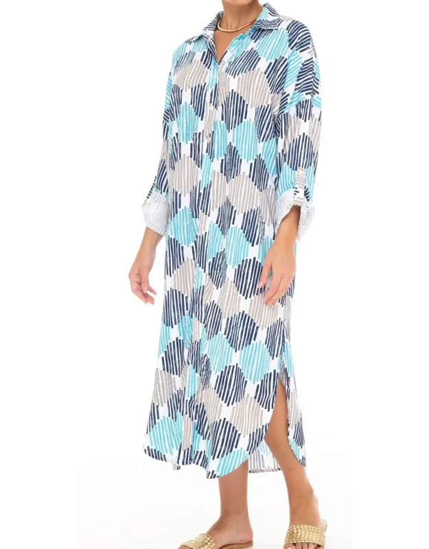 Shirt Dress In Mosaic