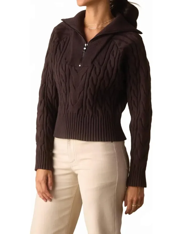 Lola Everyday Quarter Zip Sweater