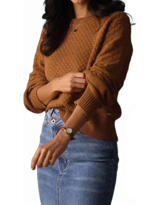 Colette Chunky Cotton Knit Sweater