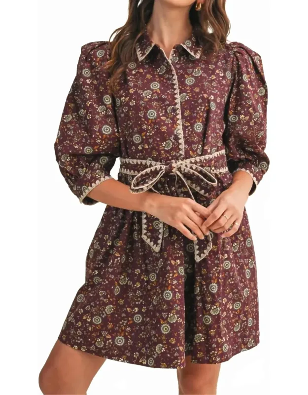 Floral Mini Dress