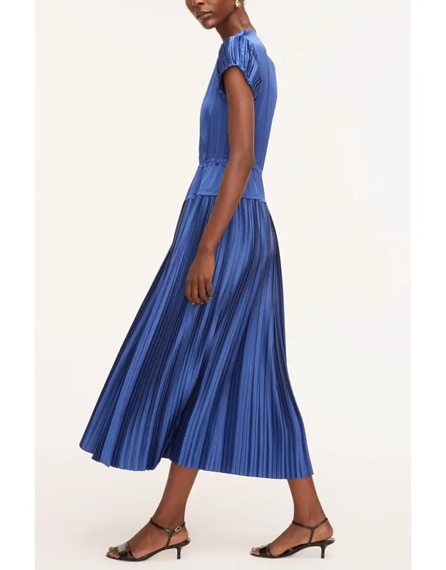 Pleated Sleeve Dress