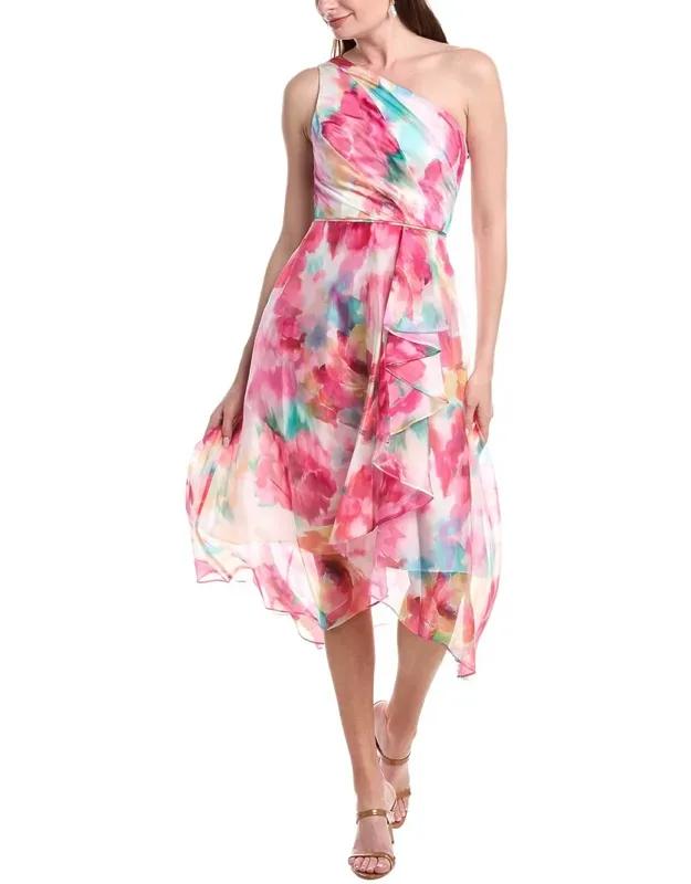 Printed High-low Dress