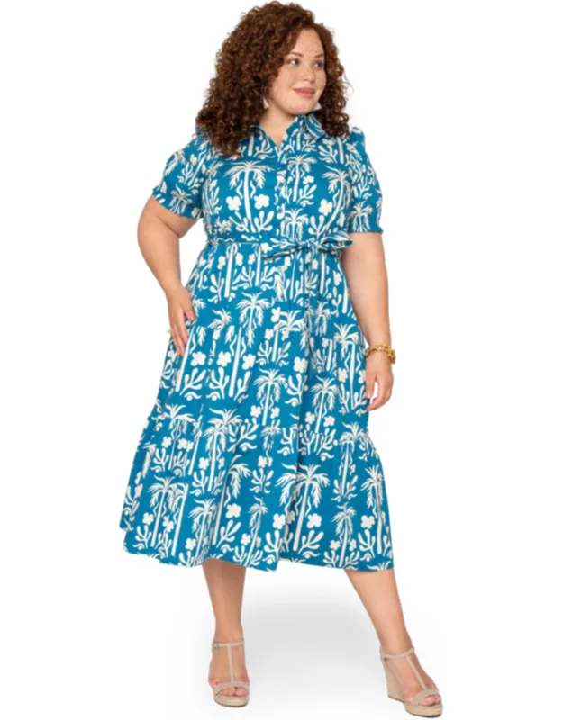 Puff Sleeve Shirt Dress
