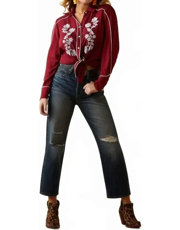 Ultra High Rise Tomboy Straight Jeans