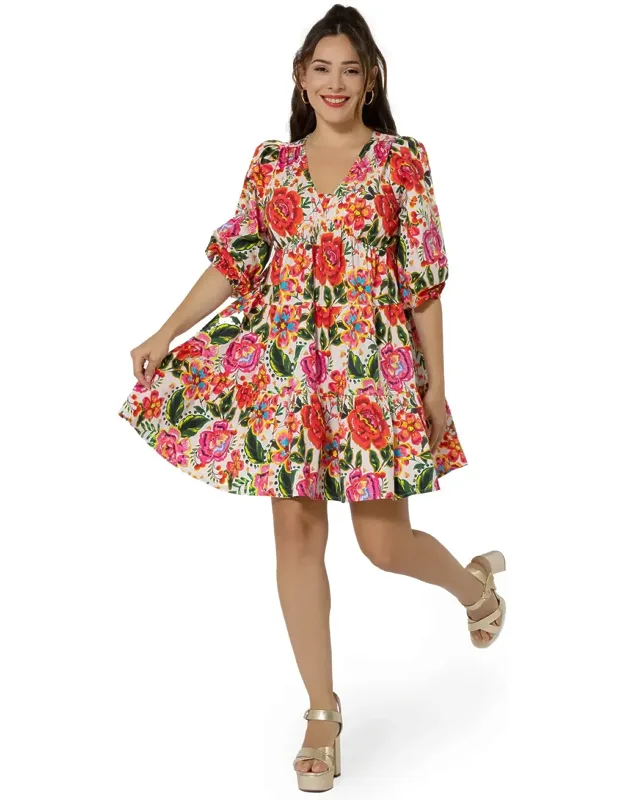 Empire Waist Mini Dress