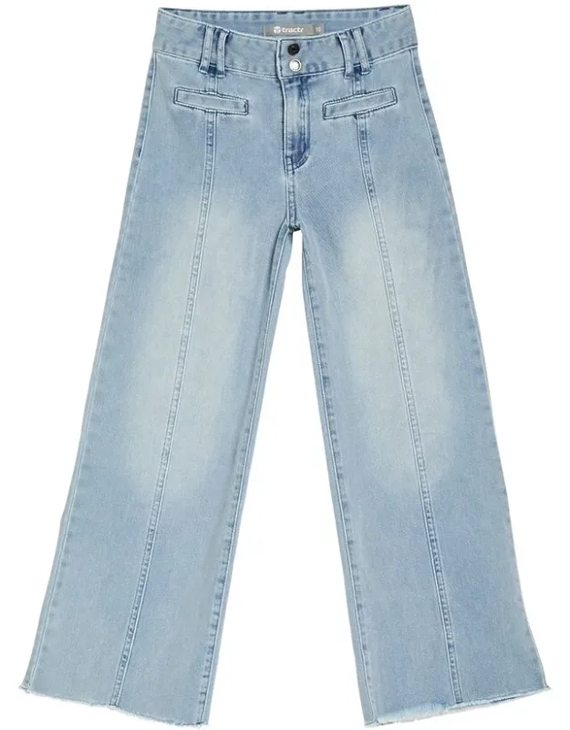 Jeans Welt Pocket Ankle Crop Trousers