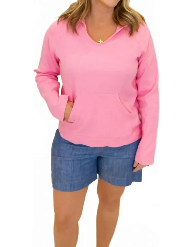 Cotton Hoodie With Kangaroo Pocket