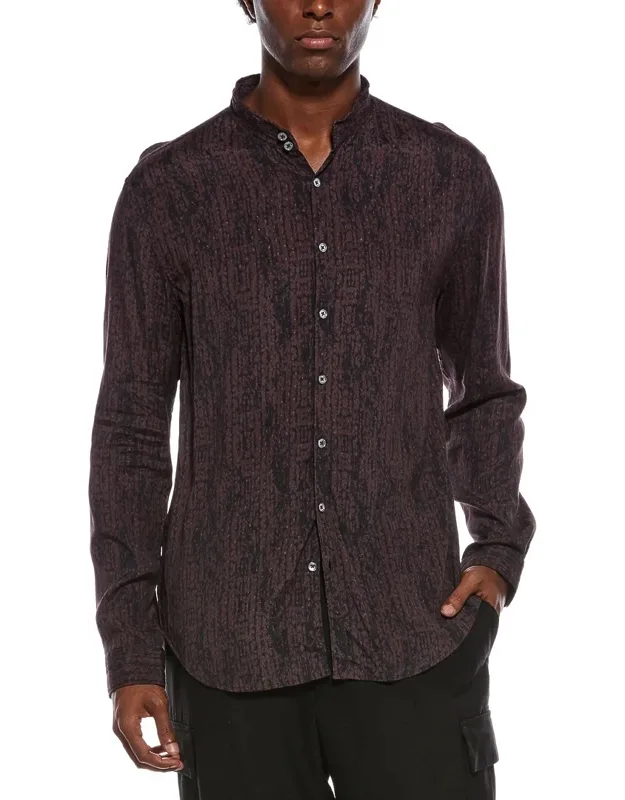 Double Band Collar Shirt