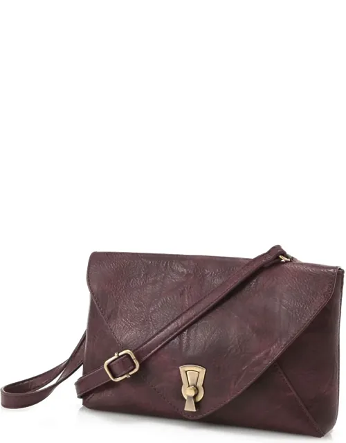 Keyhole Turnlock Convertible Envelope Bag