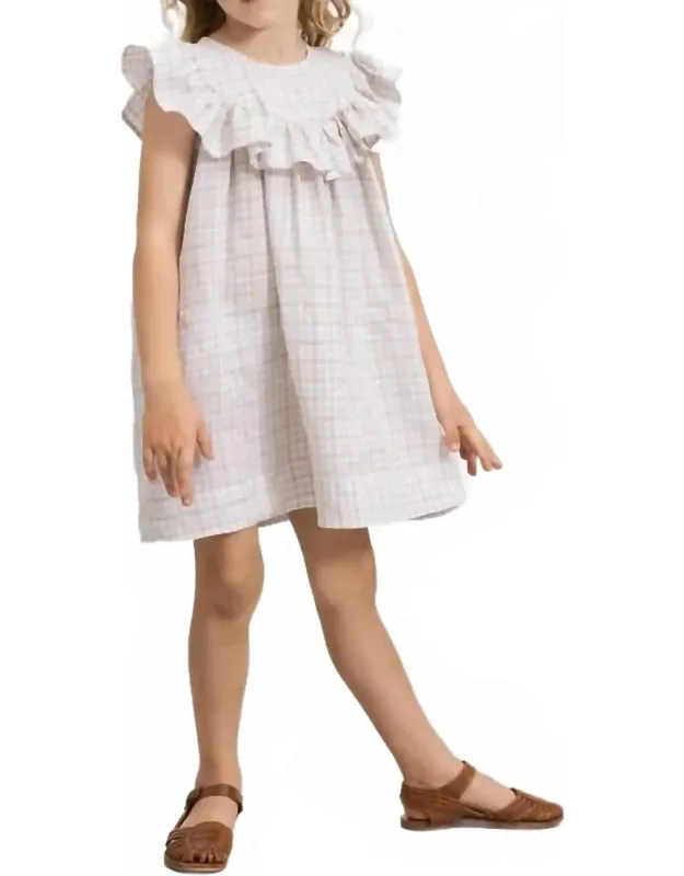 Linen Gingham Dress