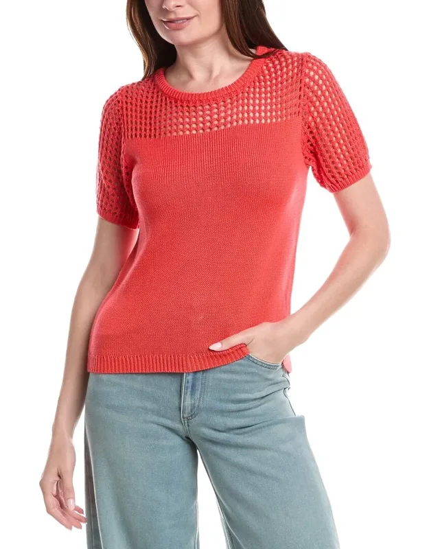 Open Pointelle Sweater
