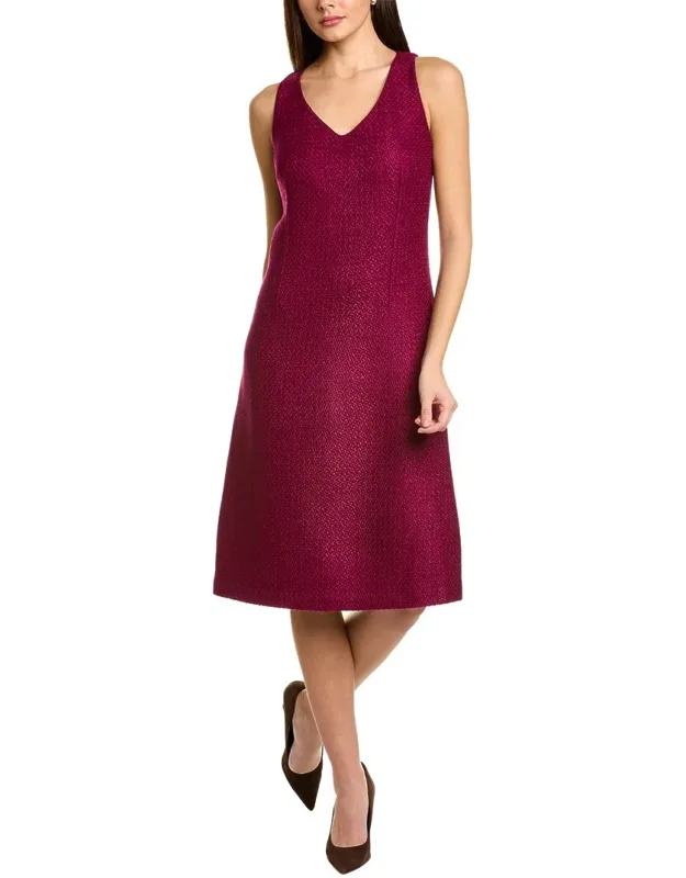 Tonal Tweed Wool-blend Dress