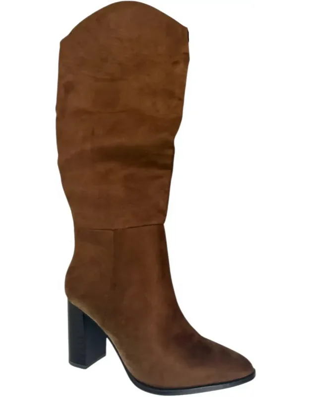 Suede Tall Boots